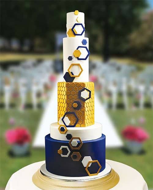 Hochzeitstorte - Hexagon Cake