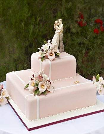 Hochzeitstorte - calla lily cake