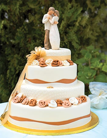 Hochzeitstorte - promise cake
